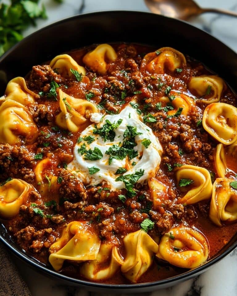 Cheesy Beef Enchiladas Tortellini Recipe