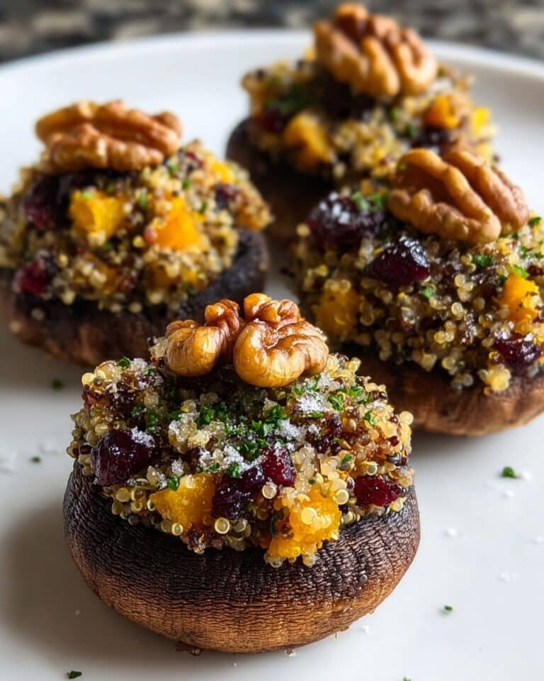 Autumn Harvest Stuffed Portobello Mushrooms Recipe