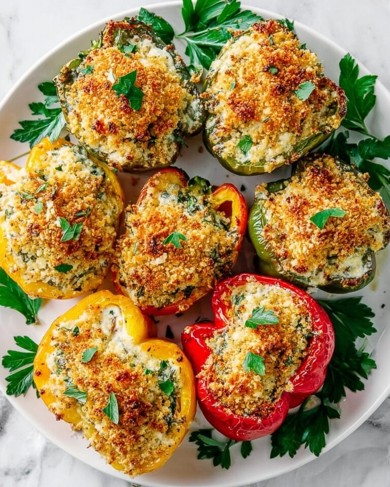 Herby Ricotta Stuffed Peppers Recipe