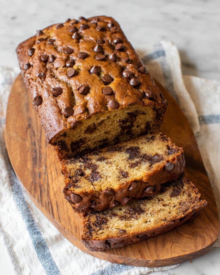 Easy Chocolate Chip Banana Bread Recipe