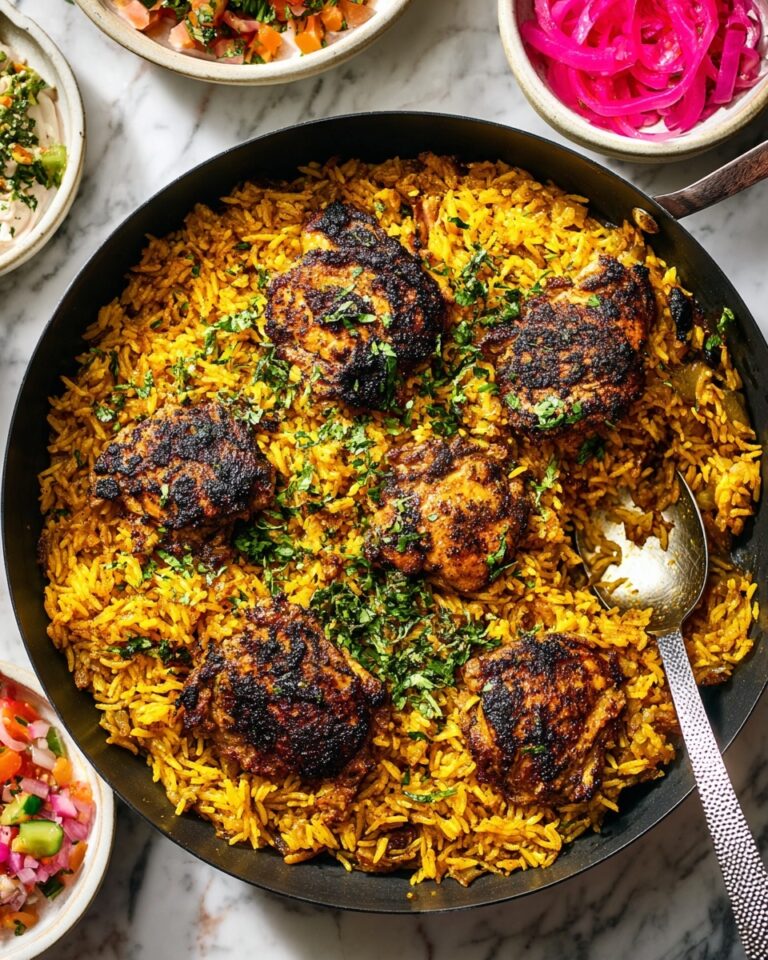 One Pan Shawarma Chicken & Rice Recipe