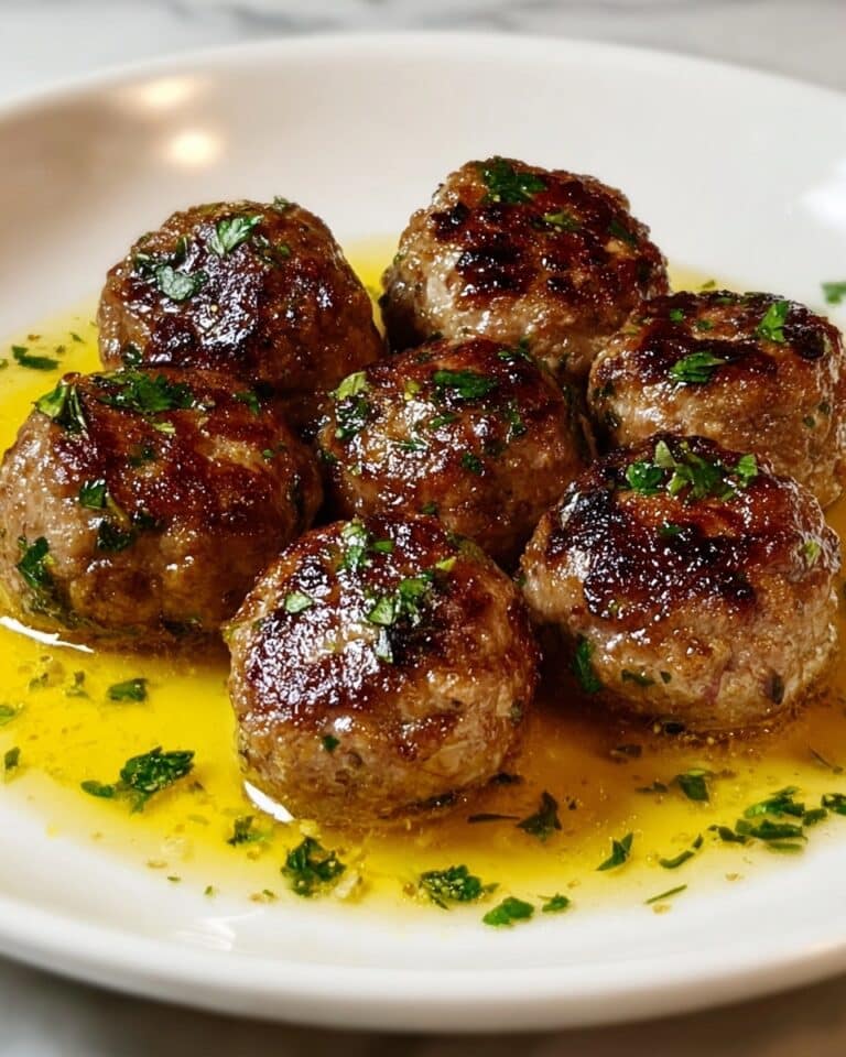 Keto Garlic Butter Meatballs Recipe
