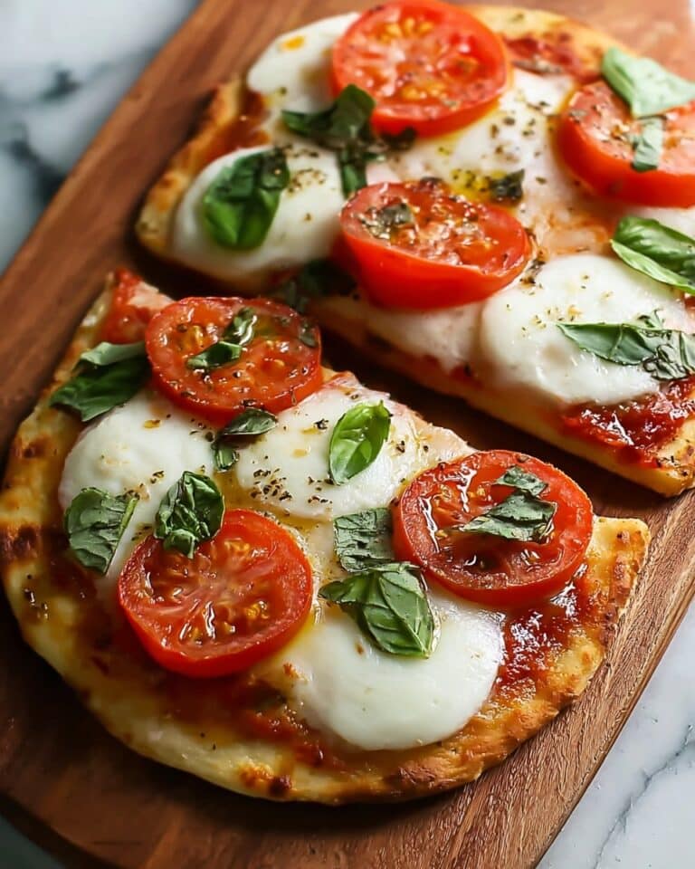 Quick Caprese Naan Pizza Recipe