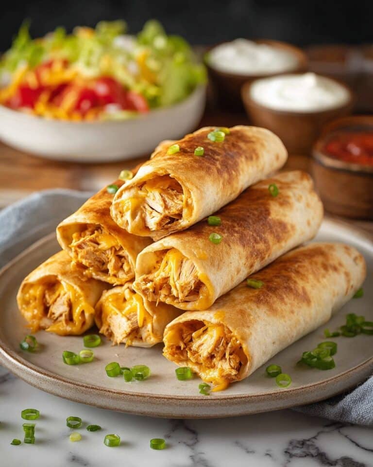 Baked Chicken Chimichangas Recipe