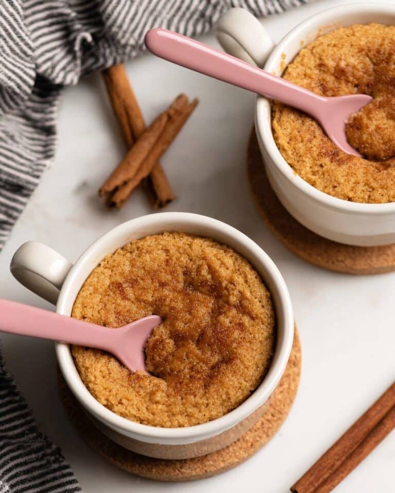 2-Minute Apple Mug Cake Recipe