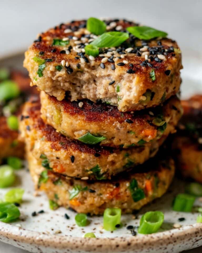 Asian-Style Tuna Cakes with Spicy Mayo Recipe
