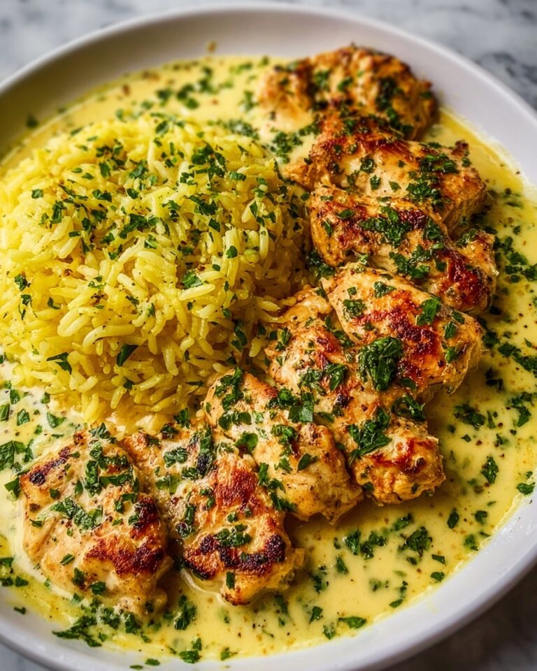 Chicken Scampi with Garlic Parmesan Rice Recipe