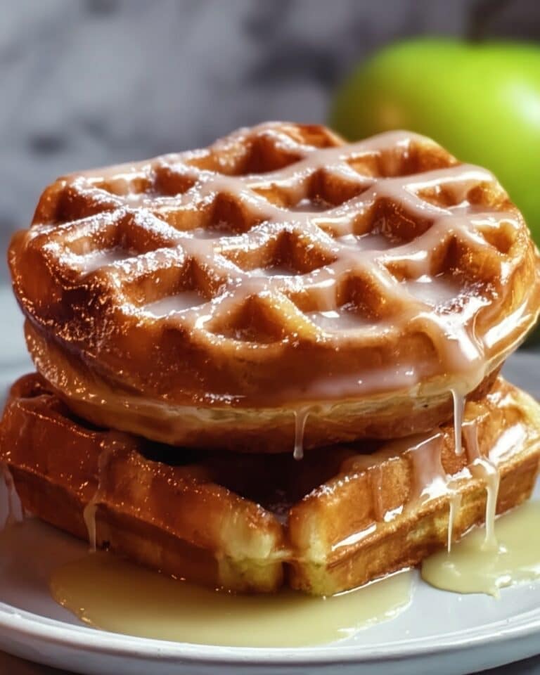 Apple Fritter Waffle Donuts Recipe