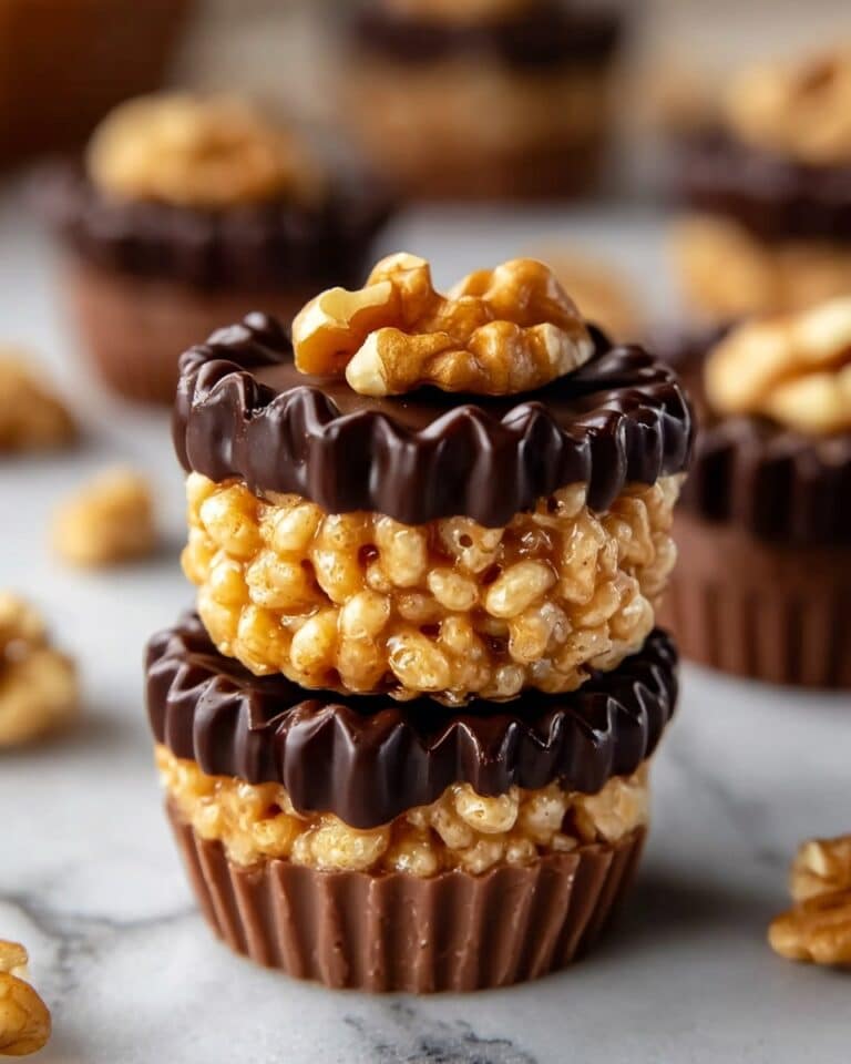 Chocolate Peanut Butter Rice Krispie Cups Recipe