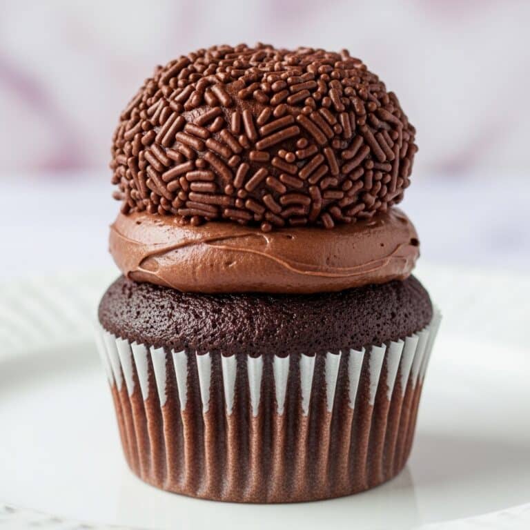 Fudgy Brigadeiro Cupcakes Recipe