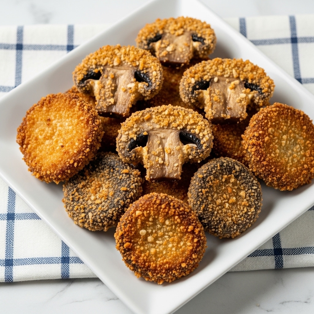 A white bowl filled with a single layer of orange creamy farfalle pasta, topped with four slices of golden-brown crispy breaded chicken placed in the center. Fresh green basil leaves are scattered over the pasta and chicken, adding a touch of color. The bowl sits on a white marbled surface with a silver spoon and a beige textured cloth to the side. photo taken with an iphone --ar 4:5 --v 7