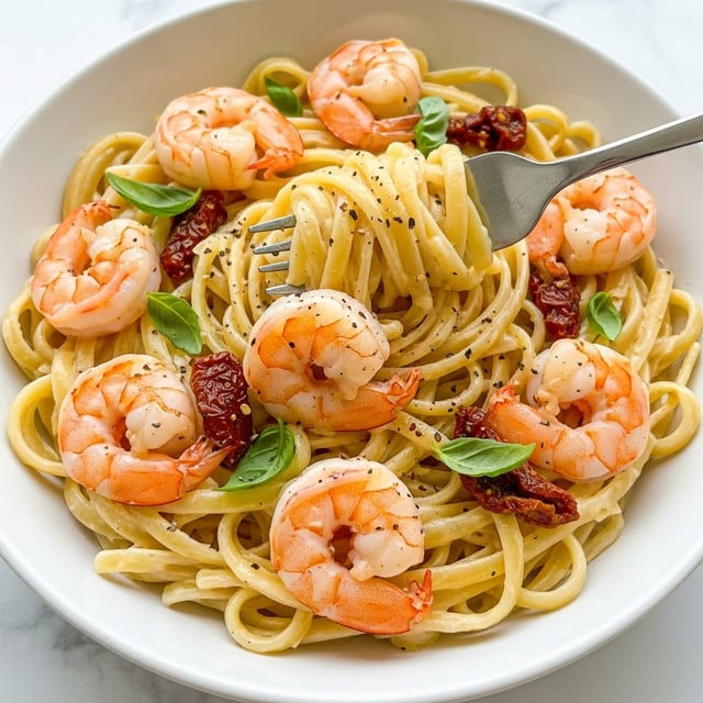 Creamy Garlic Shrimp Pasta Recipe