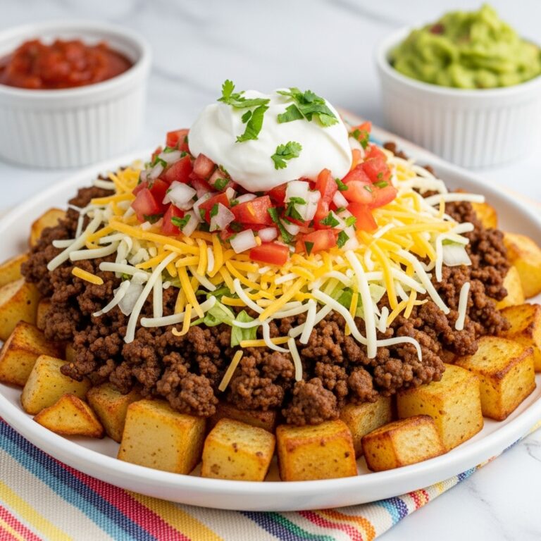 Cheesy Taco Potatoes Recipe