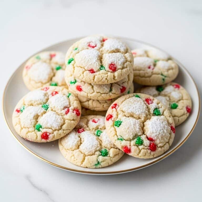 Christmas Sprinkle Sugar Cookies Recipe