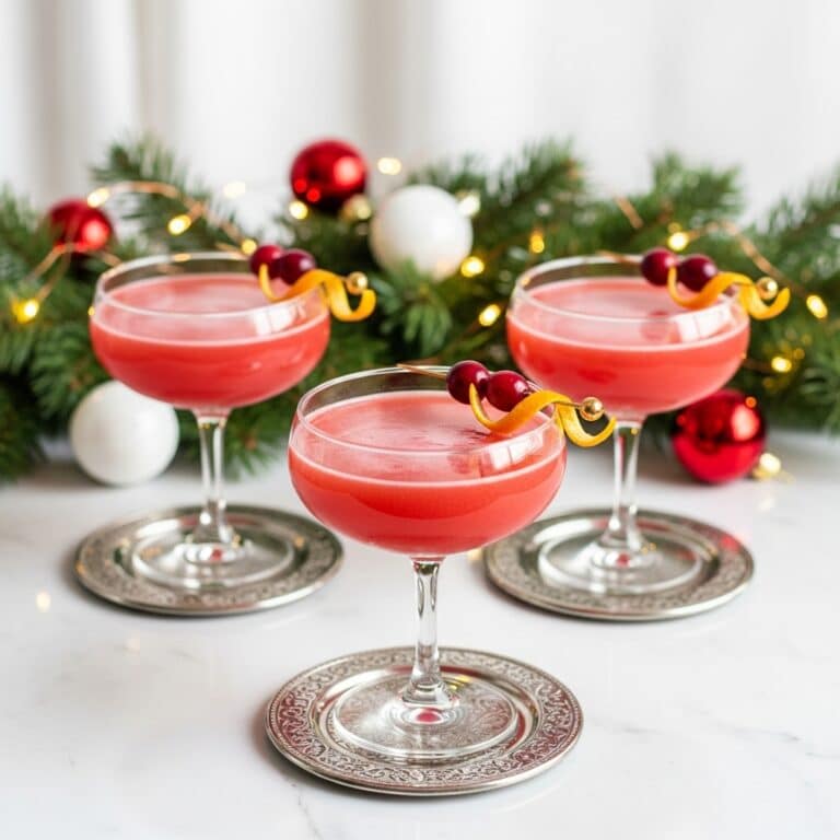 Holiday Cranberry Gin Cocktail Recipe