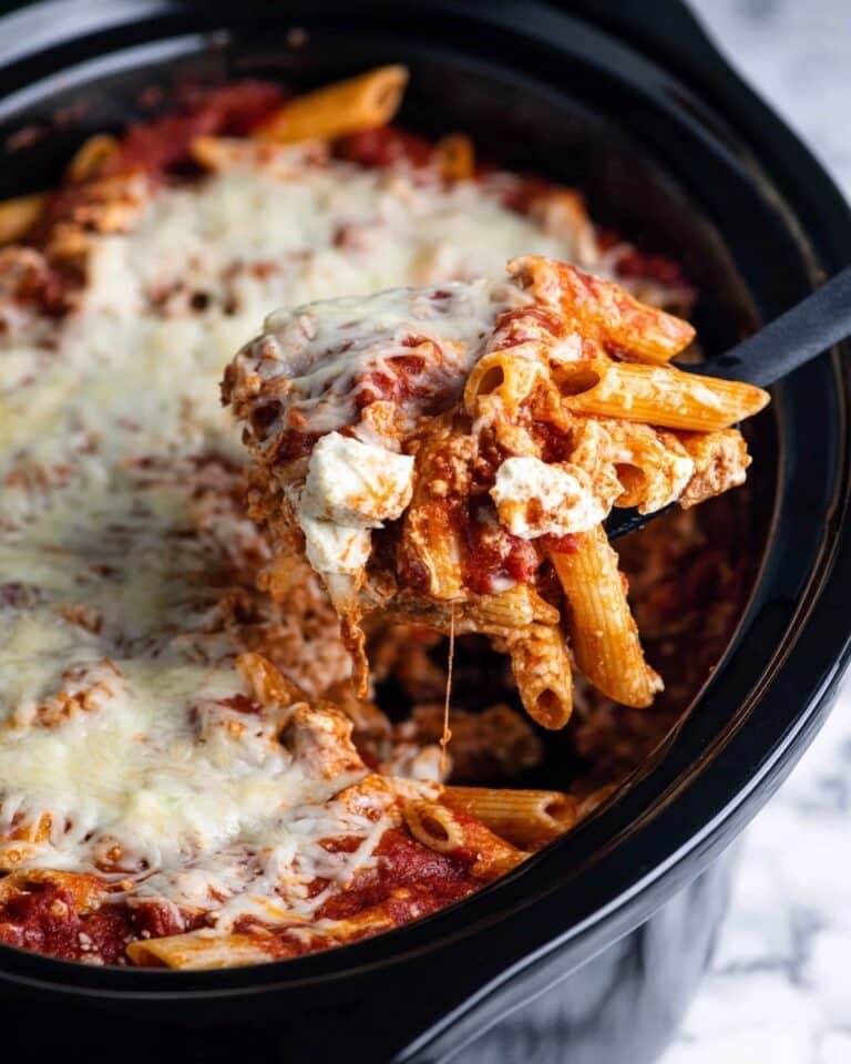 Crock Pot Baked Ziti Recipe