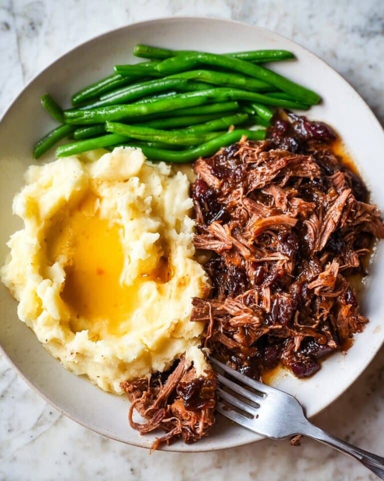 French Onion Beef Pot Roast with Caramelized Onions and Gruyère Recipe