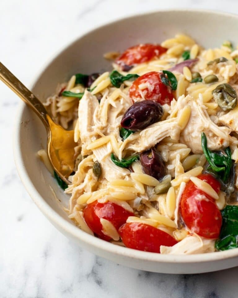 Mediterranean Chicken Orzo Recipe