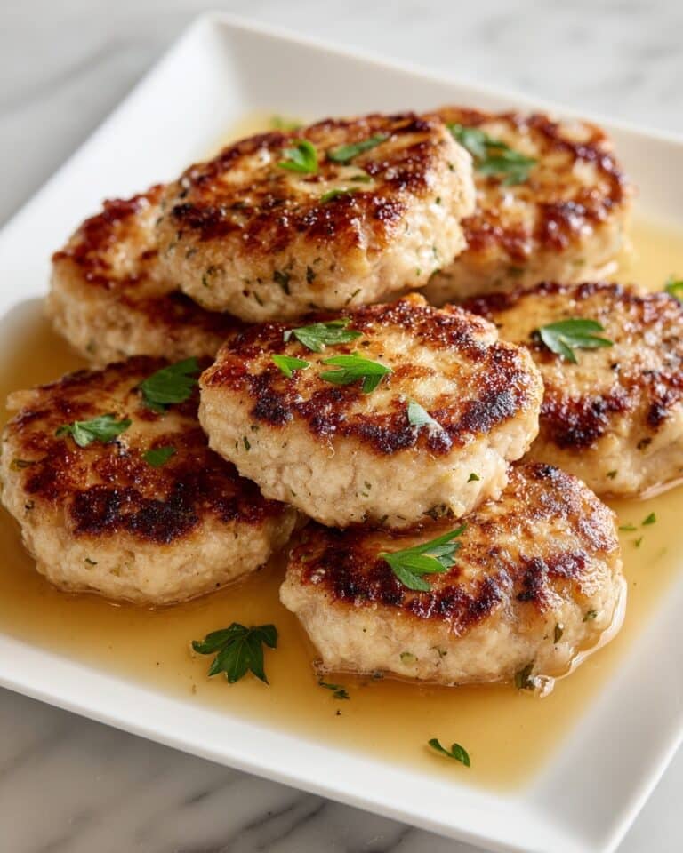 Garlic Parmesan Chicken Meatloaves Recipe