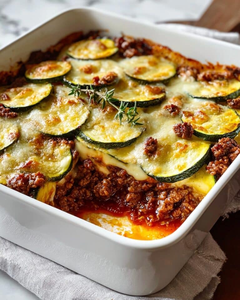 Ground Beef & Zucchini Casserole Recipe