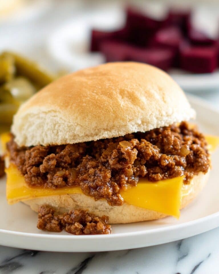 BBQ Ground Beef Sloppy Joes Recipe