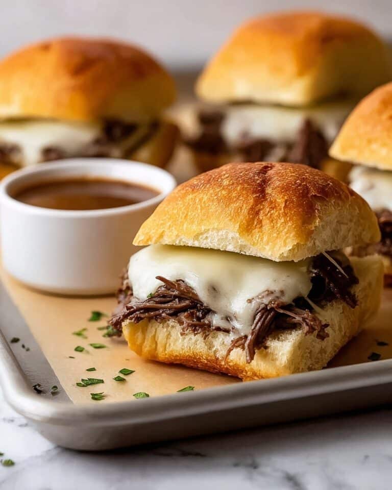Crockpot French Dip Sandwiches Recipe