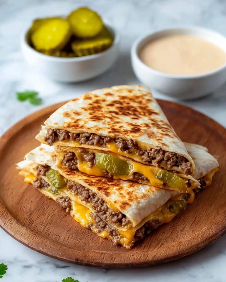 Juicy Blackstone Quesadilla Burger Recipe