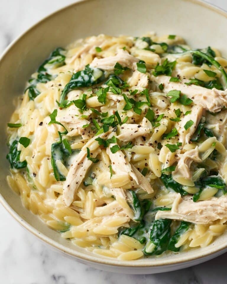 Boursin Orzo with Chicken Recipe