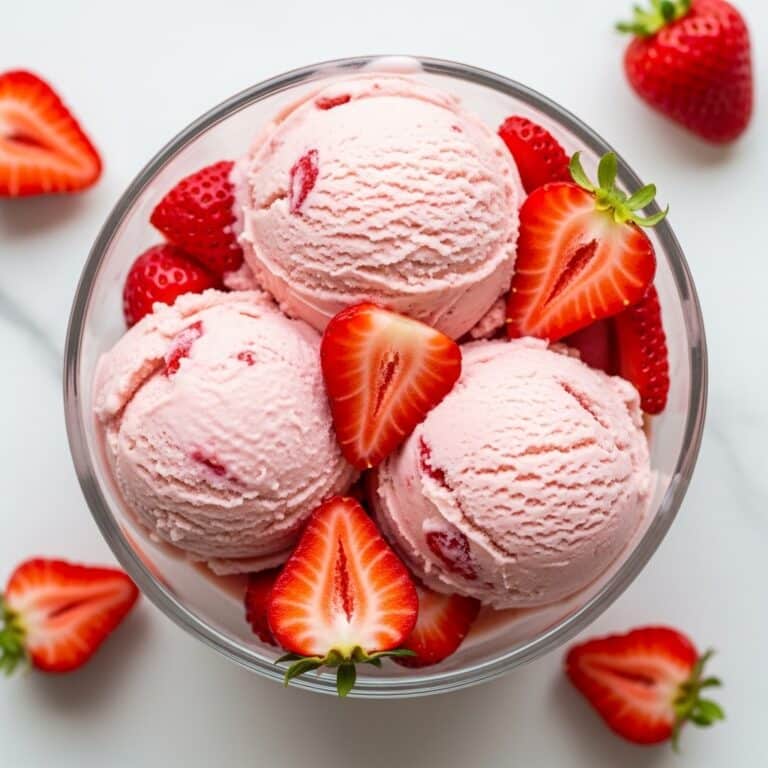 Strawberry Greek Frozen Yogurt Recipe
