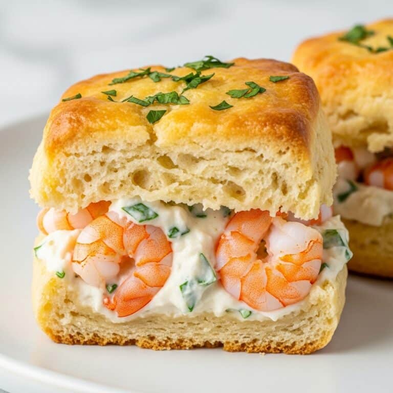 Savory Shrimp & Crab Biscuit Melts Recipe