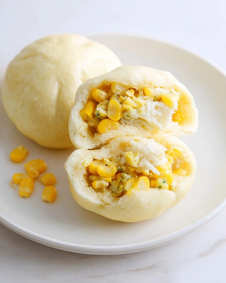 Corn Cheese Bao Buns Recipe