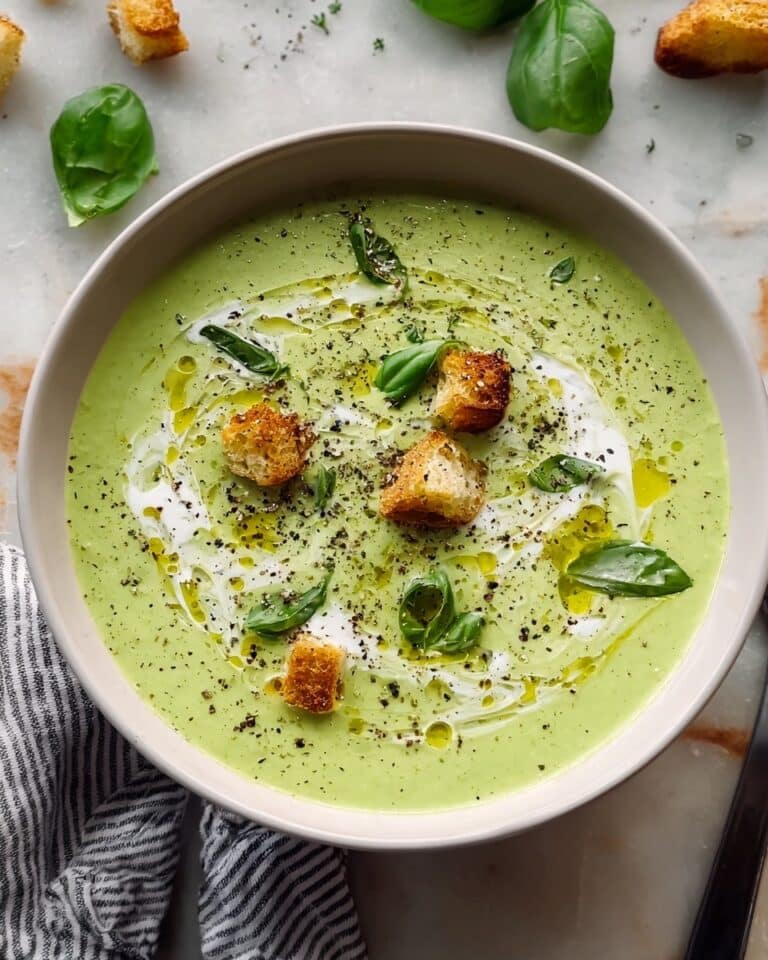 Roasted Courgette Soup Recipe