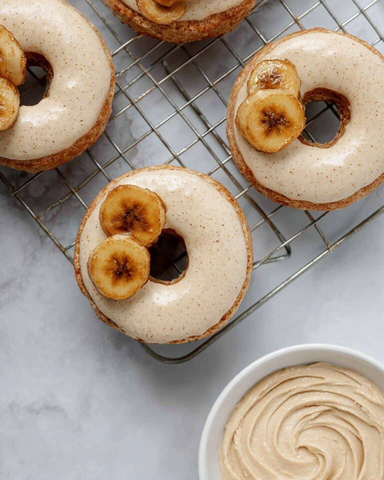 Baked Banana Donuts with Brown Butter Glaze Recipe