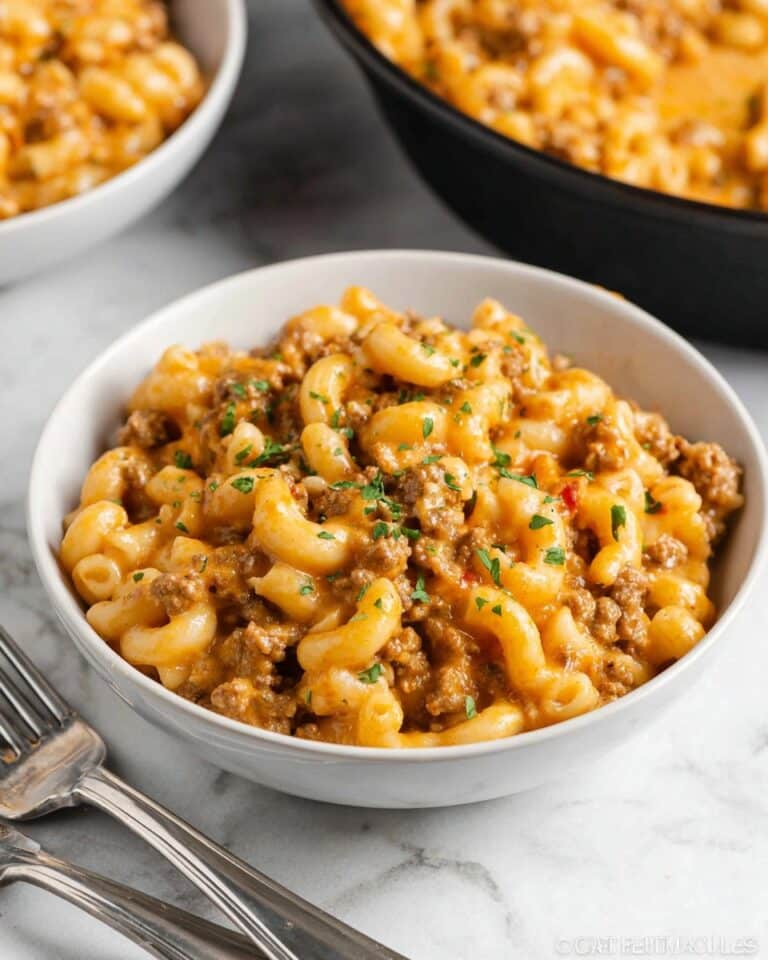 Homemade Cheeseburger Macaroni Recipe