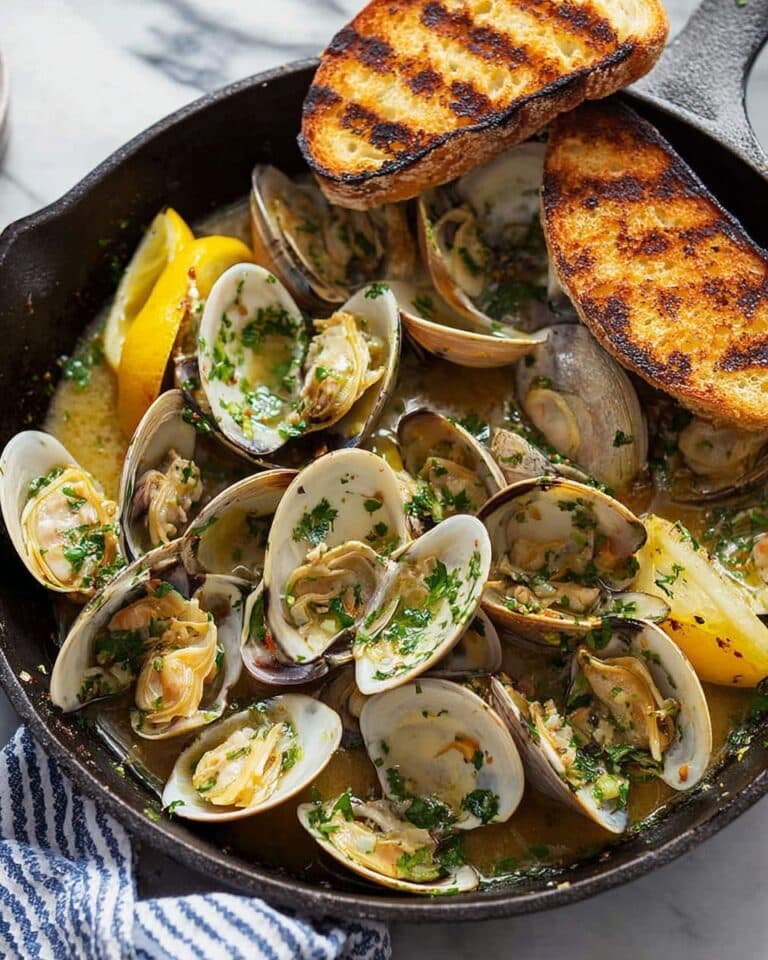 Garlic Butter Beef Clams Recipe
