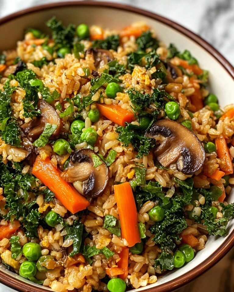 Crispy Kale and Shiitake Fried Rice Recipe