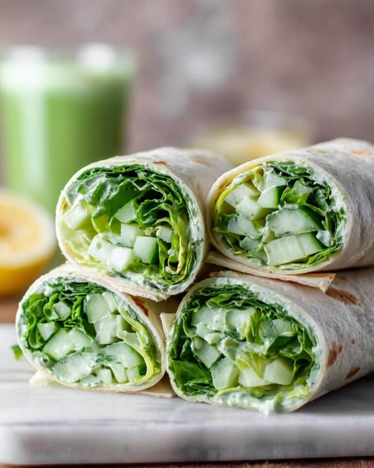 Cucumber Green Goddess Wraps Recipe