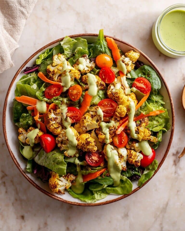 Roasted Cauliflower Salad with Avocado and Fresh Herbs Recipe