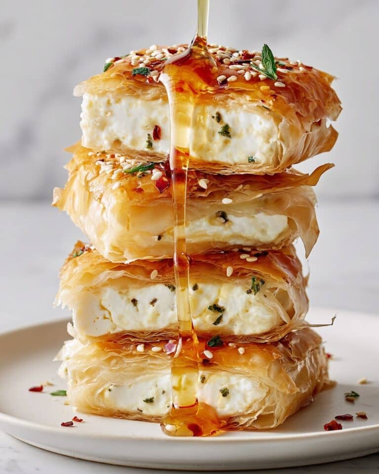 Crispy Feta Pockets with Lemon, Thyme, and Sesame Seeds Recipe
